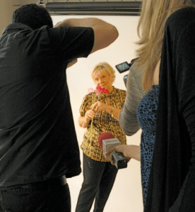 Merce, 87, model for a day